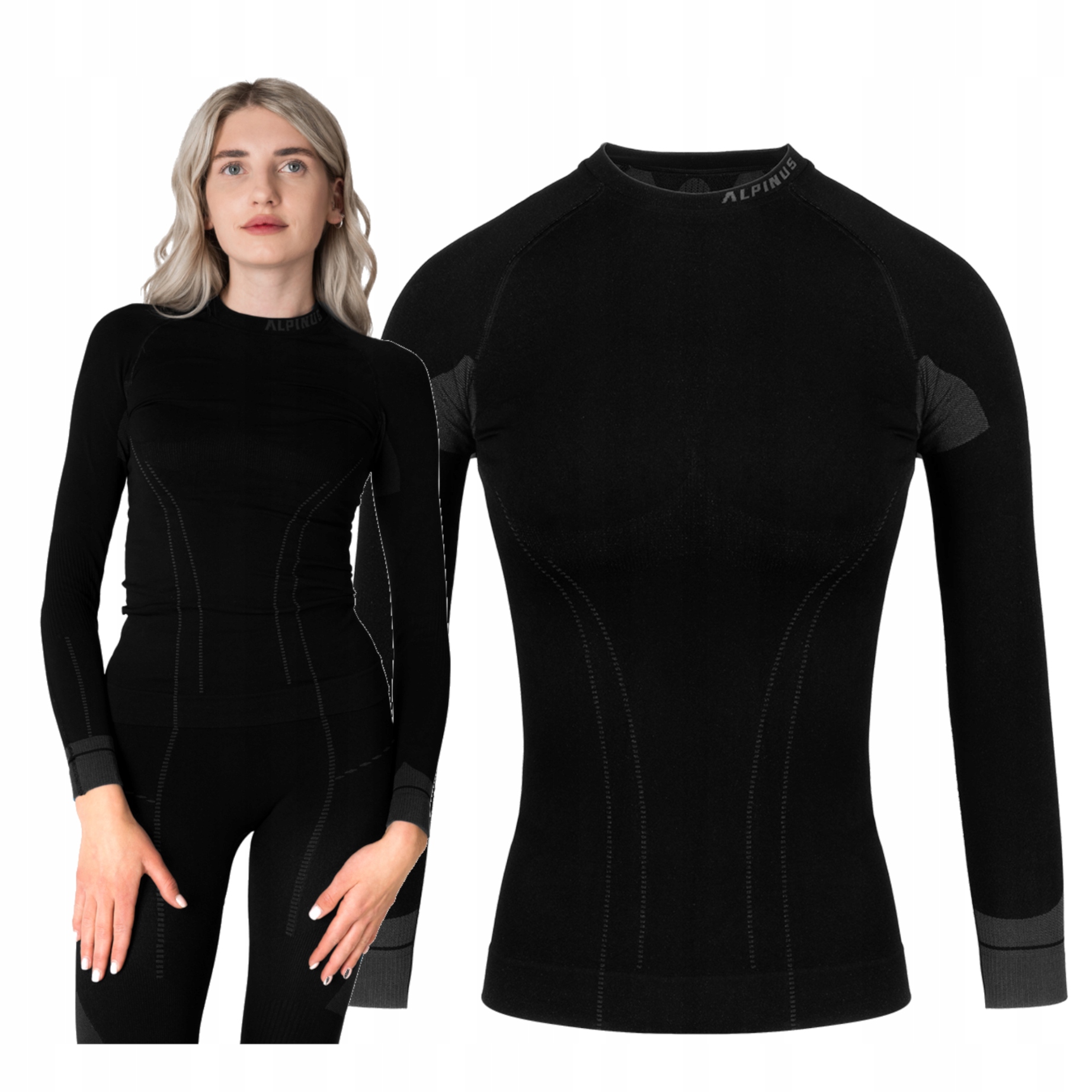 Bluza termoaktywna damska bielizna termiczna oddychająca Alpinus Tactical L