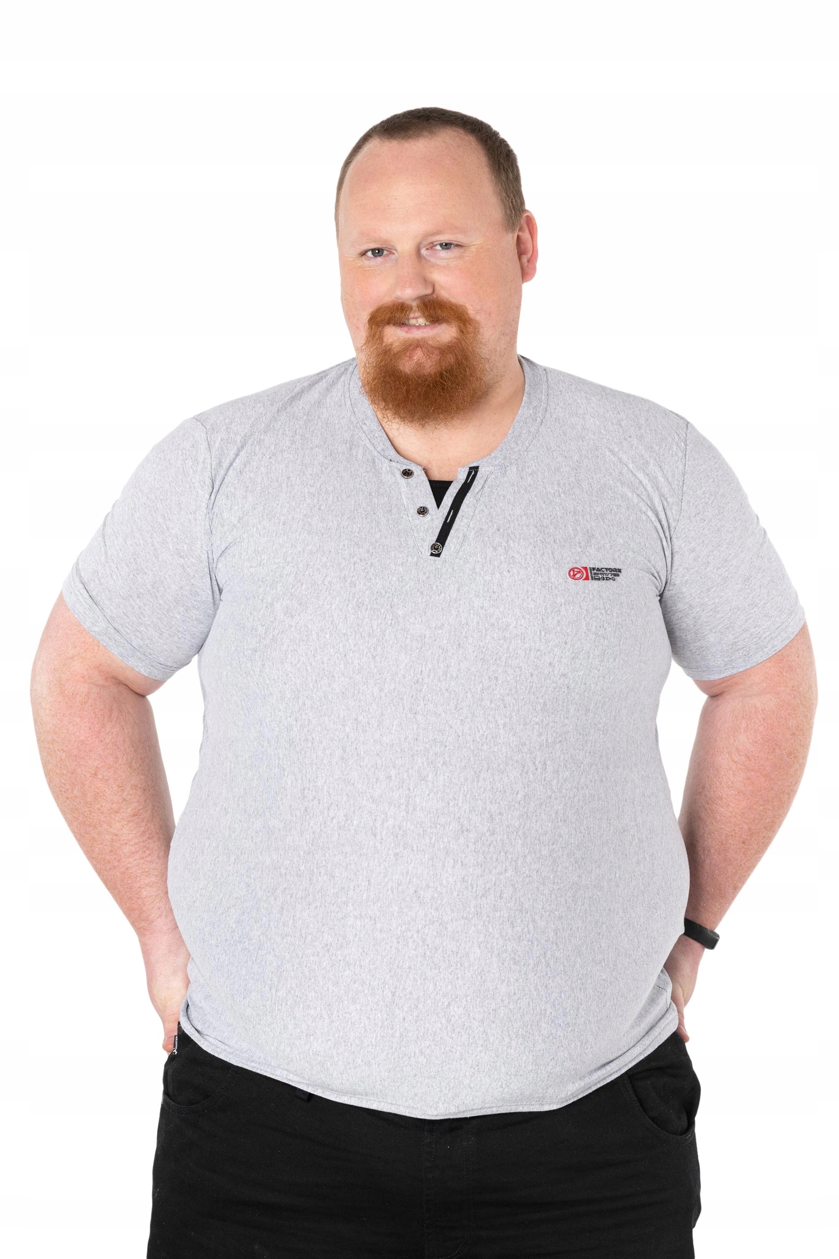 

Duża Koszulka T-shirt Podkoszulek Męski 2020-6 5XL