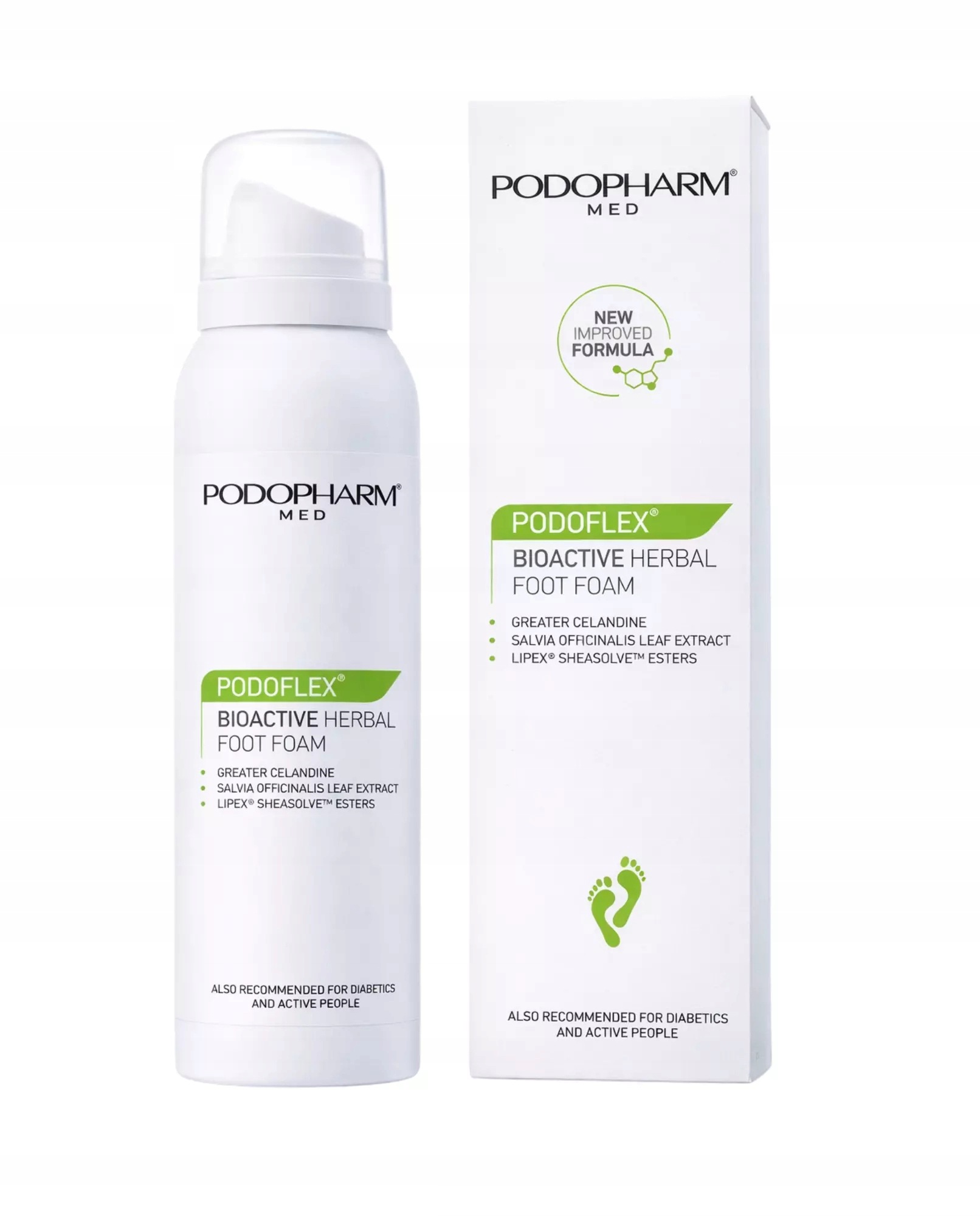 Podopharm Podoflex Bioaktivní bylinná pěna na nohy 125 ml