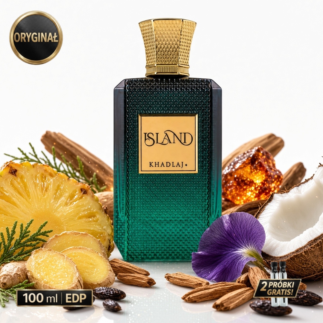 Perfumy Khadlaj Island 100ml 2 Próbki