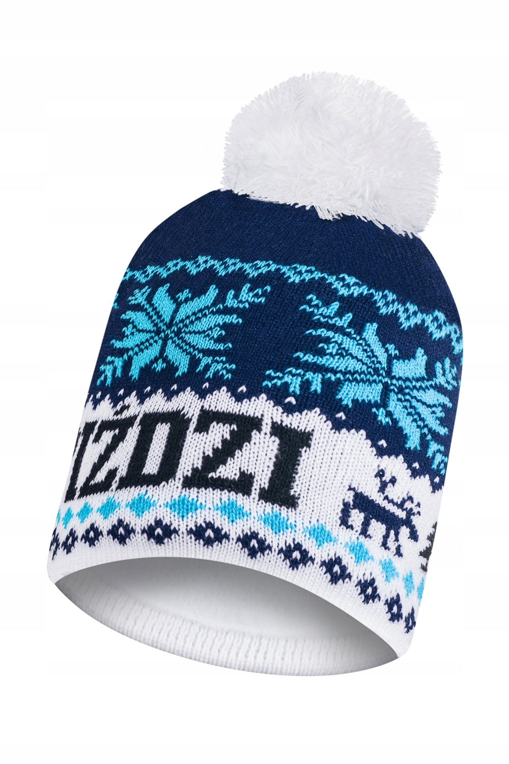 CZAPKA CIEPŁA POLAR AKRYL ZIMOWA OCIEPLANA Piździ GRANAT Marka Artex