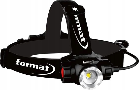 Akumulátorová čelová baterka Led 900lm Format