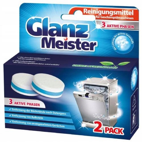 

GlanzMeister Czyścik do zmywarki w tabletkach 2szt