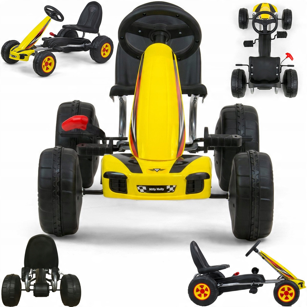 

Duży Gokart na Pedały Dla Dziecka MIllyMally Viper