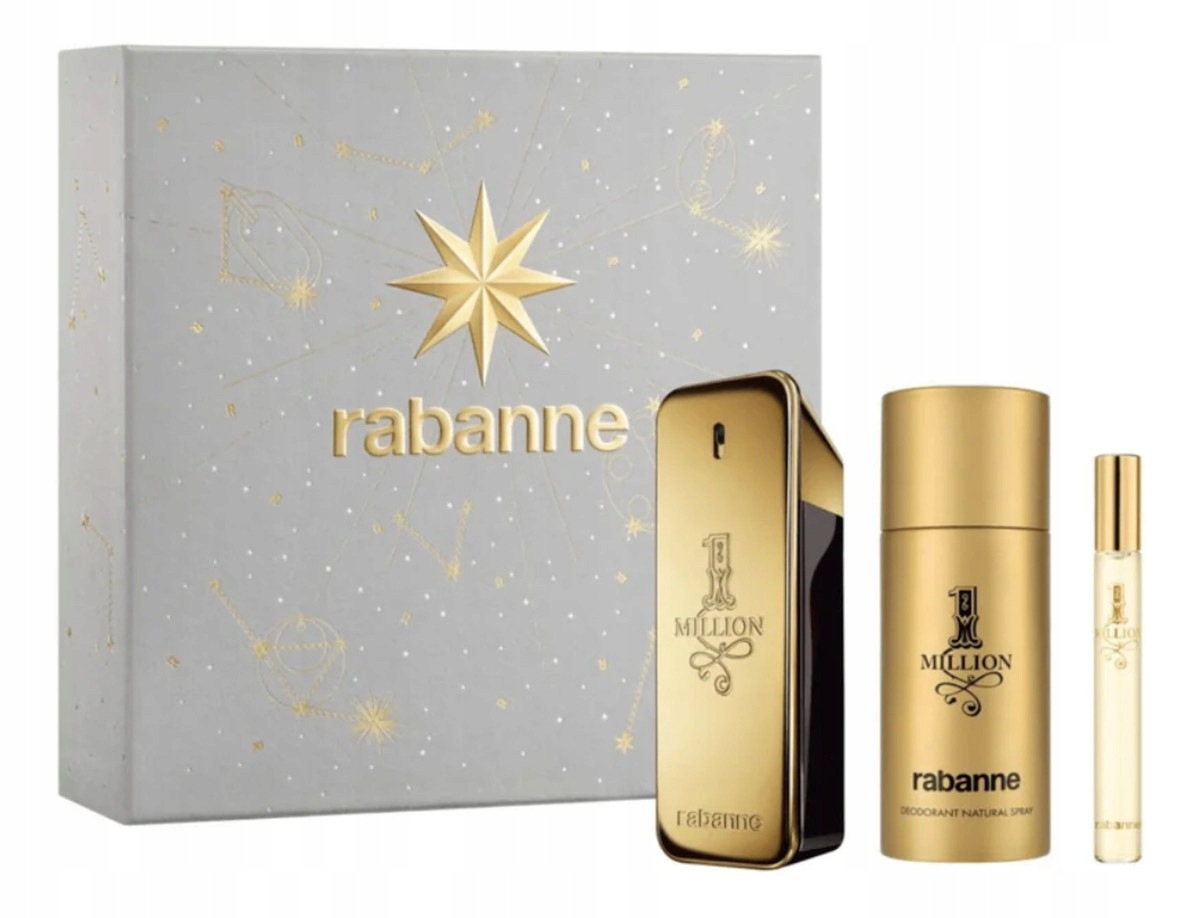 Paco Rabanne 1 Million dárková sada pro muže: toaletní voda 100 ml deodorant toaletní voda 10 ml