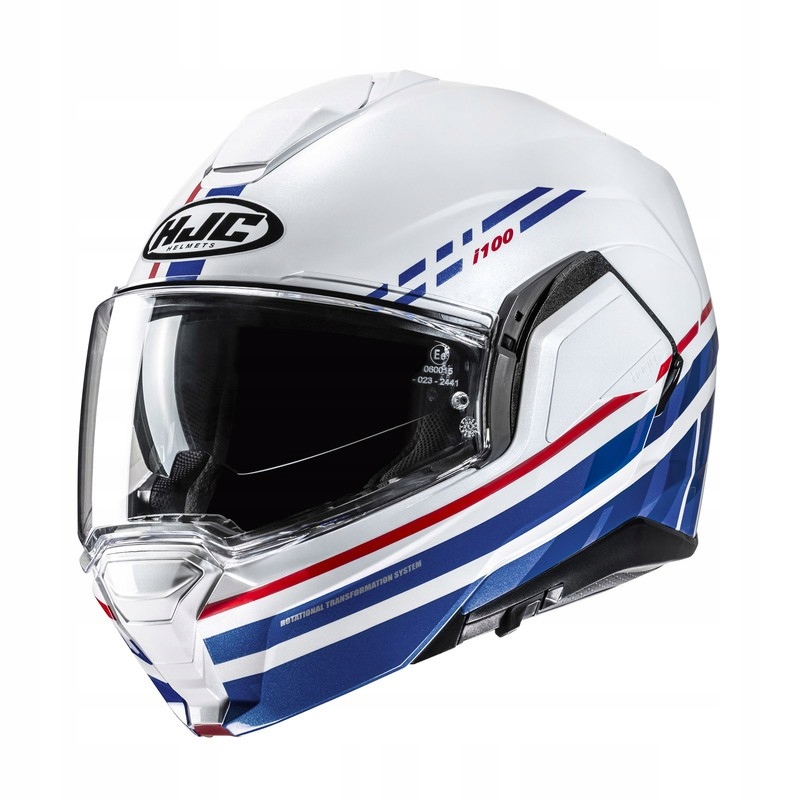 Helma Hjc i100 Sysma White/Blue veľ.XL+ Darčeky!