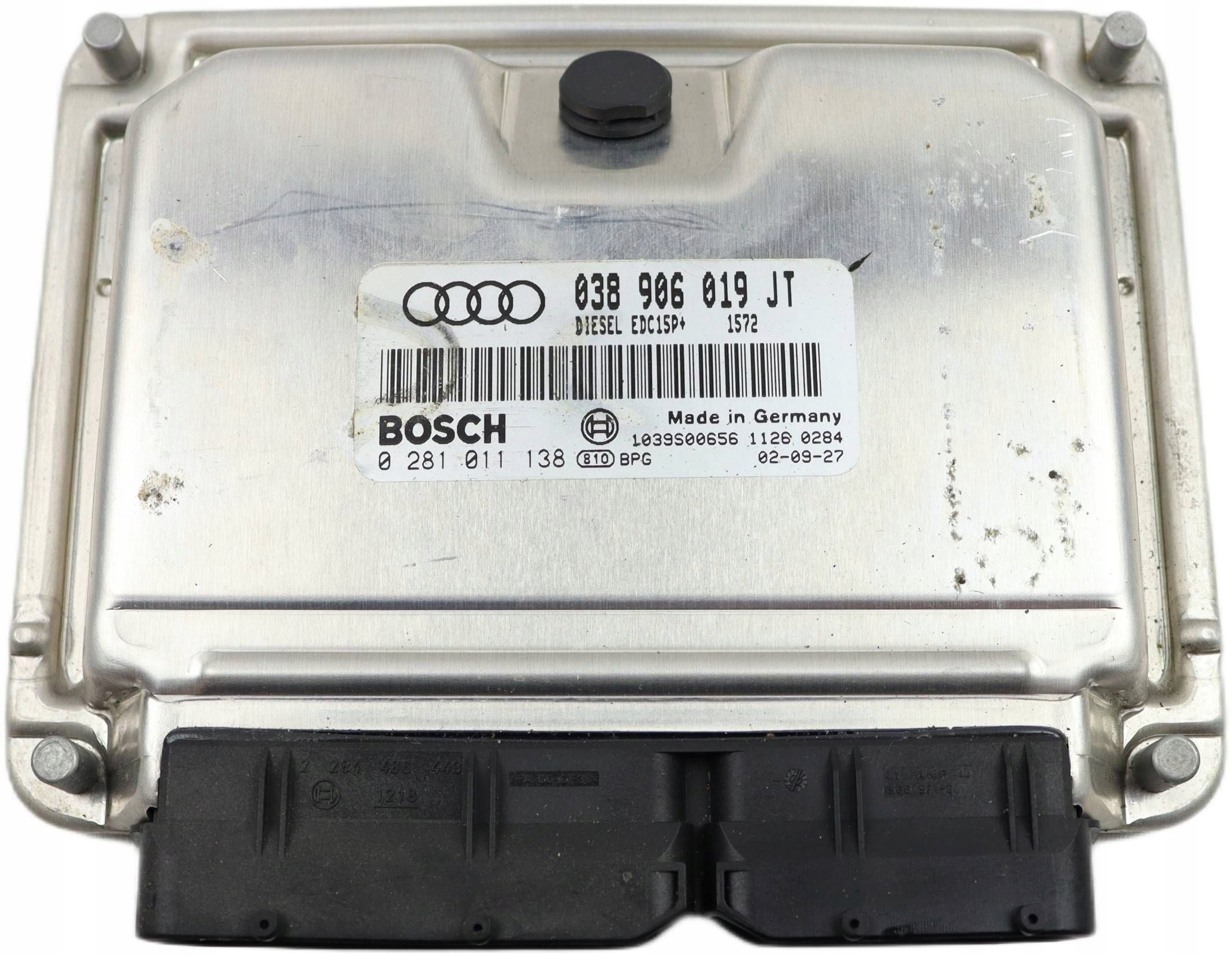 AUDI A4 B6 computer control unit module of the engine 1.9 TDI 038906019JT 0281011138