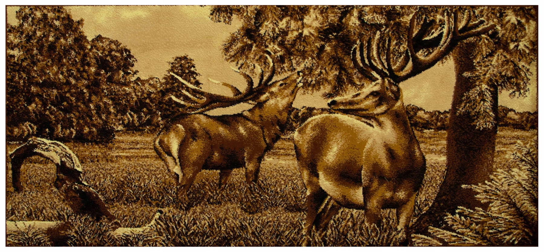 

100x210 cm Makatka Na Ścianę Dywan Weltom Jelenie