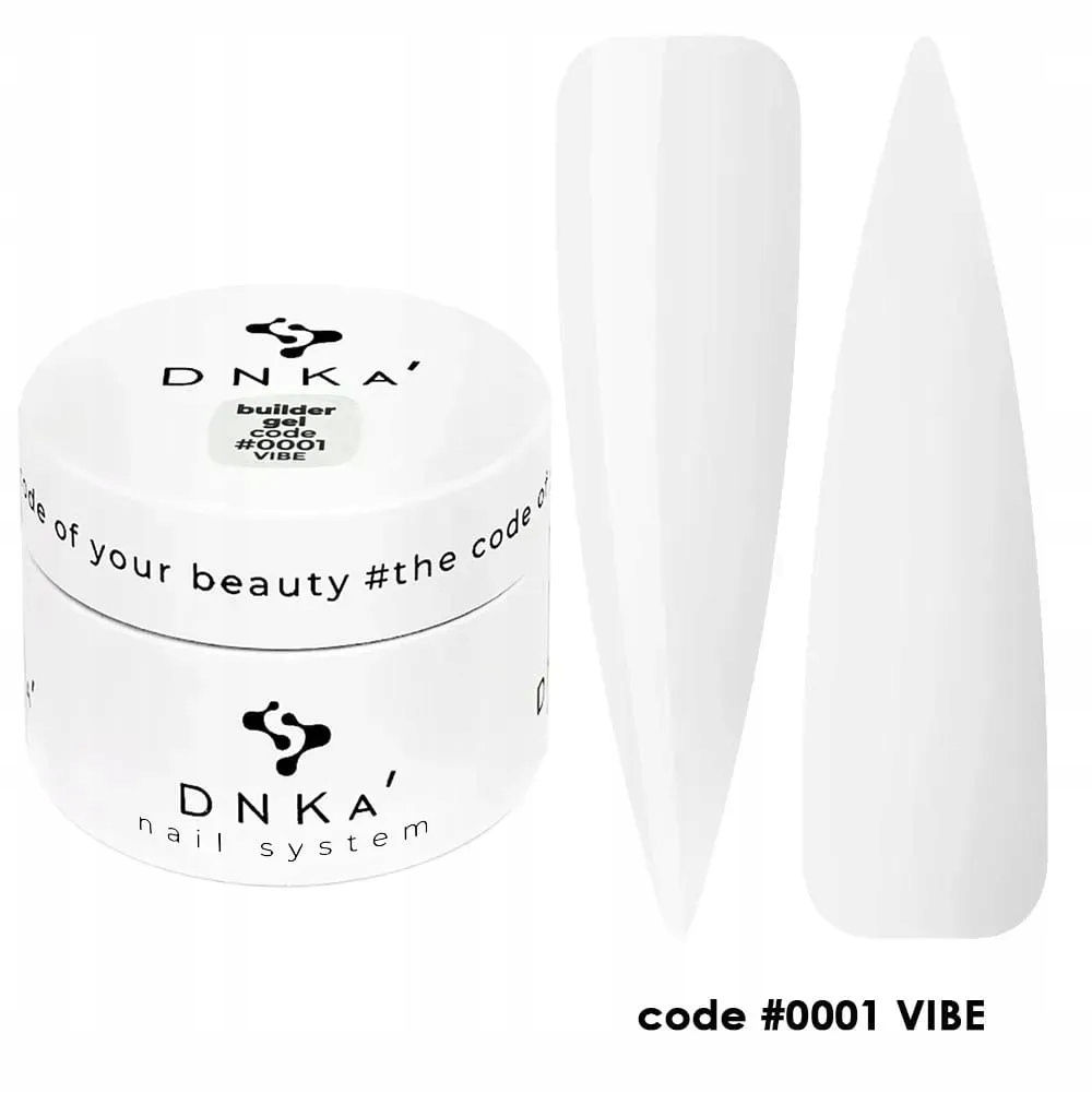 DNKa Builder Gel 0001 Vibe 30 ml stavební gel průhledný