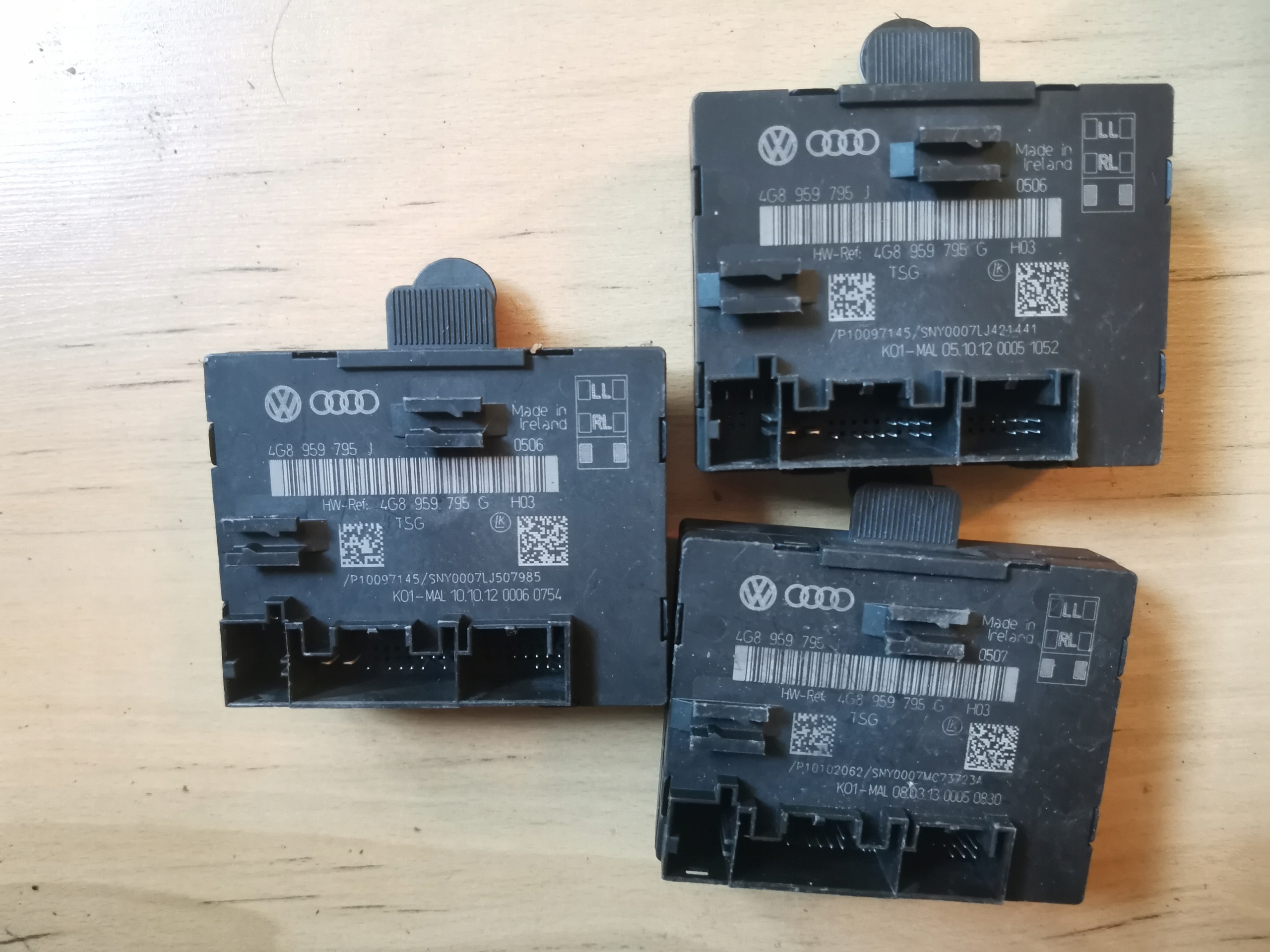 AUDI A6 C7 MODUŁ DRZWI TYLNYCH PRAWYCH 4G8959795J