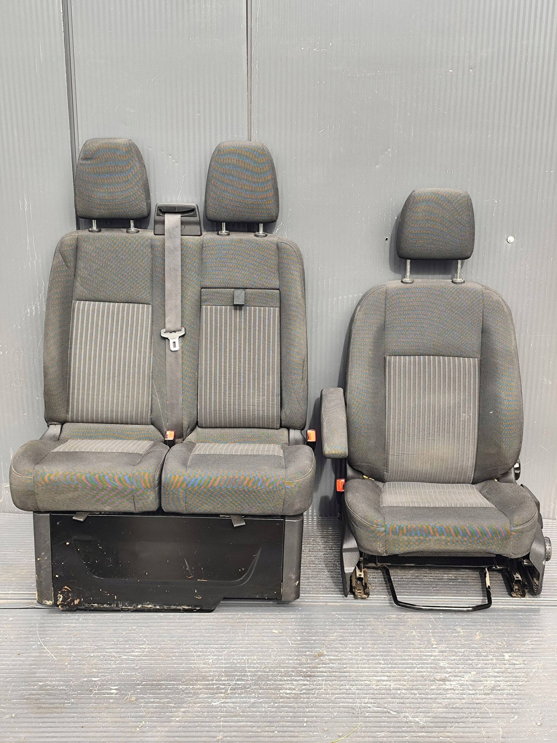 FORD TRANSIT CUSTOM FOTEL FOTELE KOMPLET 2+1