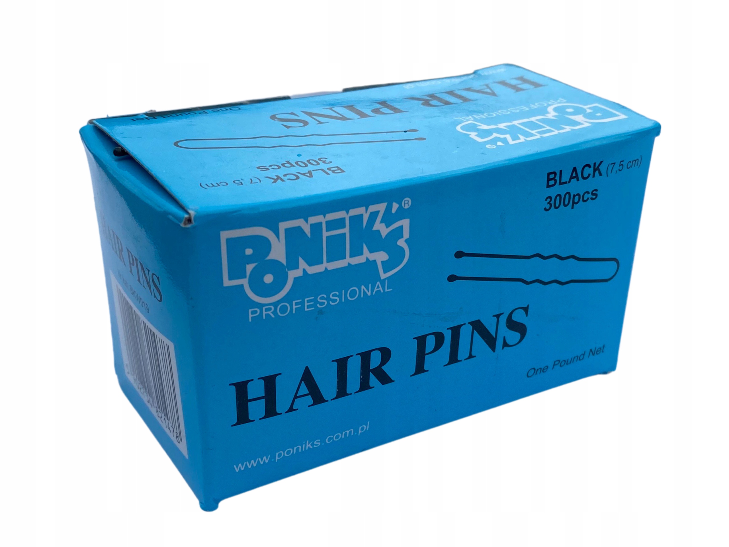 

Kokówki Fryzjerskie Do Włosów Czarne 300szt, 7,5cm
