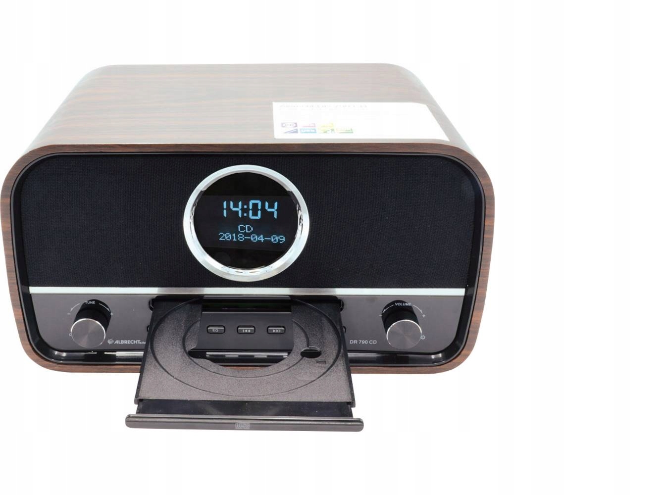 Retro radio Albrecht DR 790 CD, DAB+/FM/CD BT Marka Albrecht