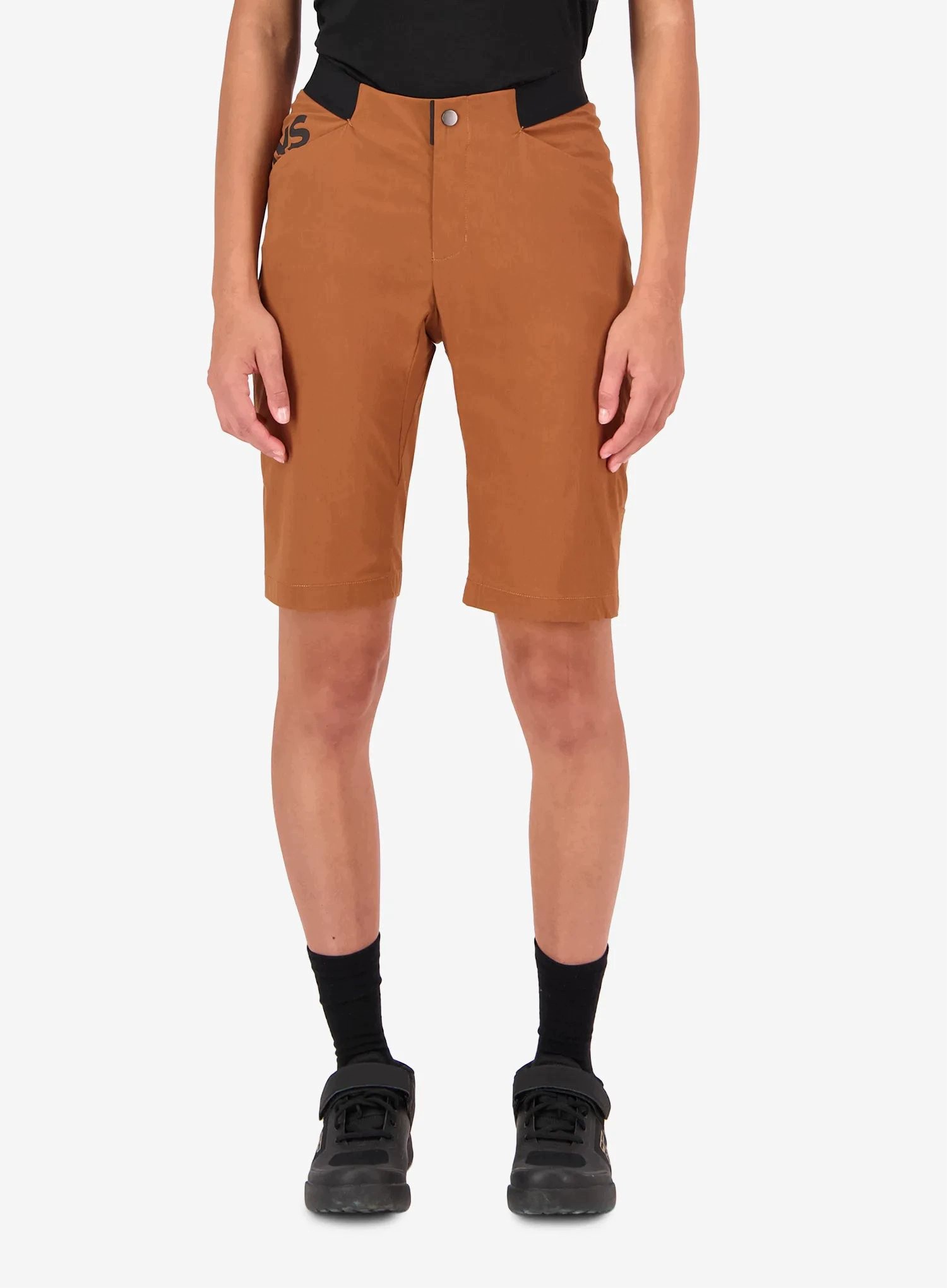 Spodenki rowerowe damskie Mons Royale Diversion Merino Trail caramel M