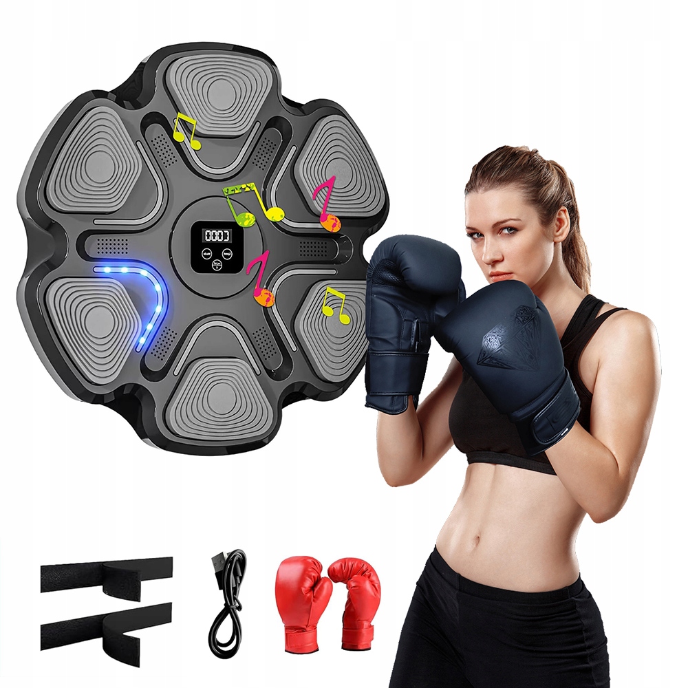 maszyna bokserska Trener boksu Bluetooth muzyczny cel bokserski 9 prędkości
