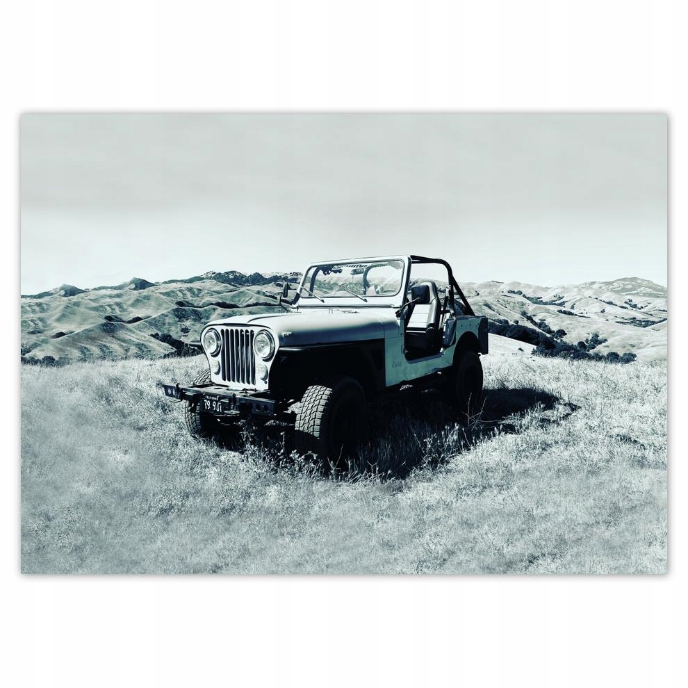 

Plakat 70x50 Jeep Wrangler Retro foto