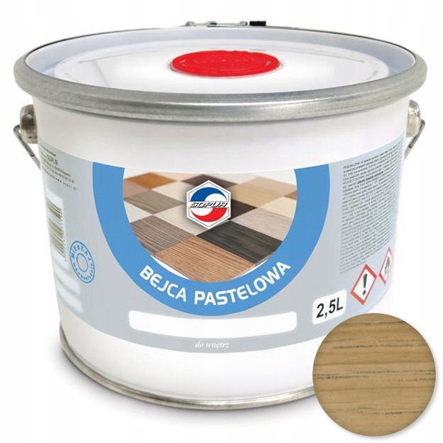 Bejca pastelowa Sopur 2,5l popiel BPA-D292/16