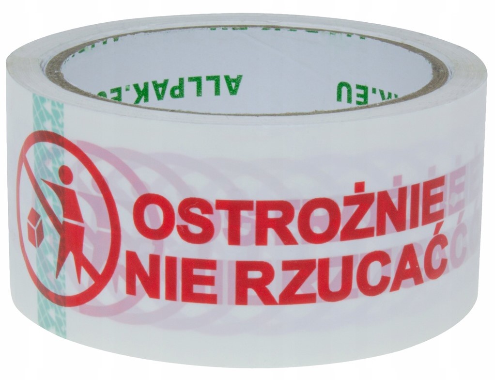 

Taśma Pakowa klejąca Ostrożnie Nie Rzucać 48/50y