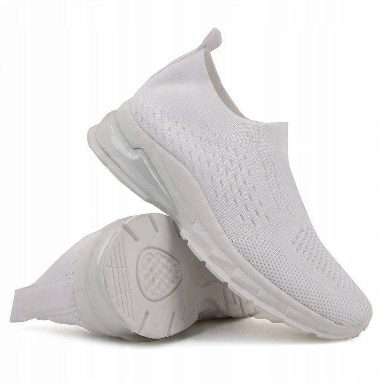 

Buty sportowe dziecięce wsuwane białe do szkoły