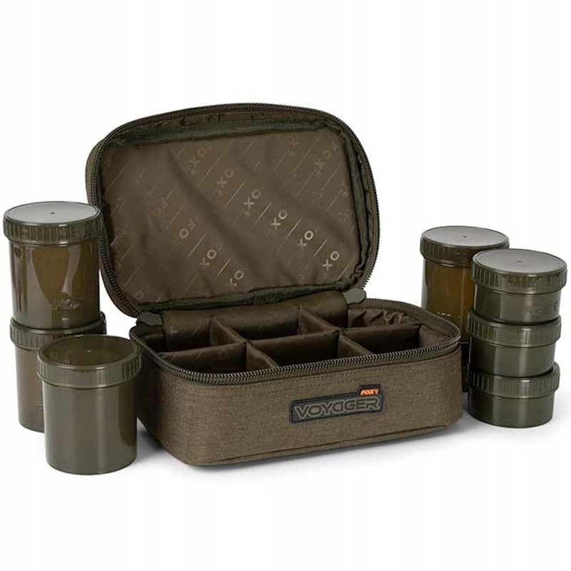 Torba Organizer Na Kulki Hakowe Fox Voyager 8 Pot Hookbait Case 25x12x16cm