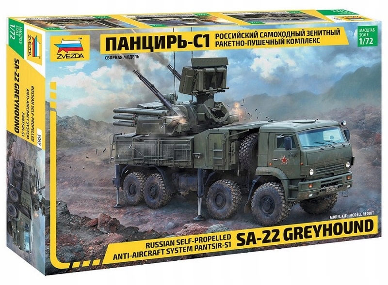 1:72 Pantsir S-1 Protiletadlový systém SA-22