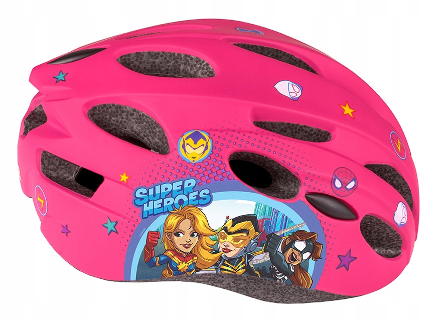 KASK ROWEROWY AVENGERS POLIWĘGLAN INMOLD 52-56 cm Kolor dominujący różowy