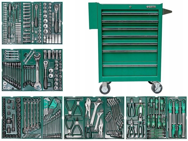 SZAFKA NARZĘDZIOWA WÓZEK SATA 299 ELE 7 SZUFLAD