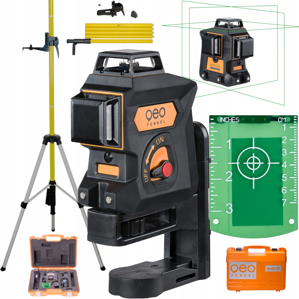 Geo Fennel Geo6X GREEN z tyczką i stojakiem