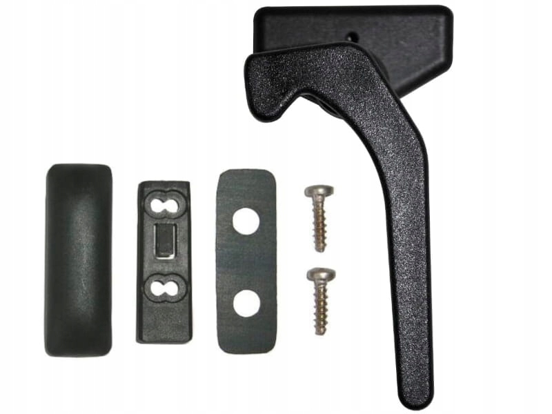 Blokada okna klamka przyczepy na wsuwkę wraz z wsuwką Polyplastic 1 komplet