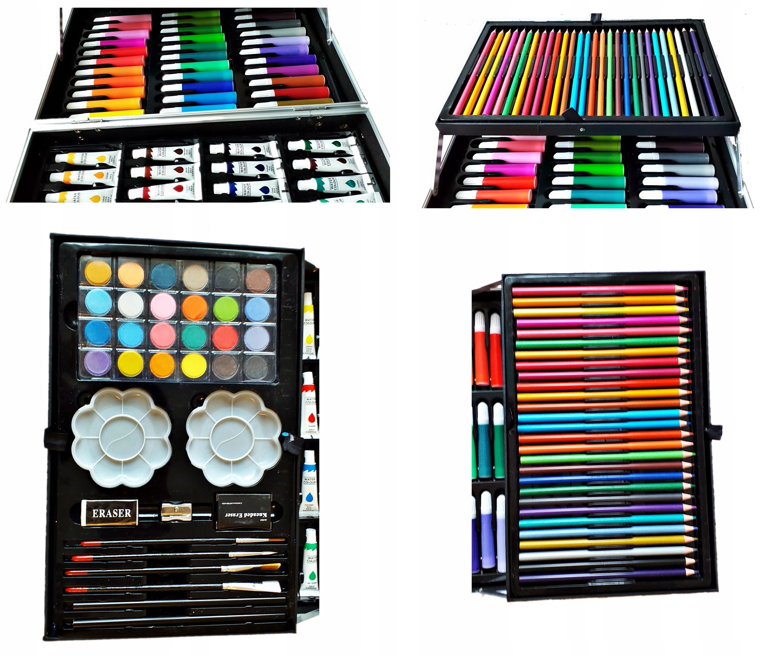 ZESTAW PLASTYCZNY DO MALOWANIA ARTYSTYCZNY DLA DZIECI WALIZKA DUŻY XXL Stan opakowania oryginalne