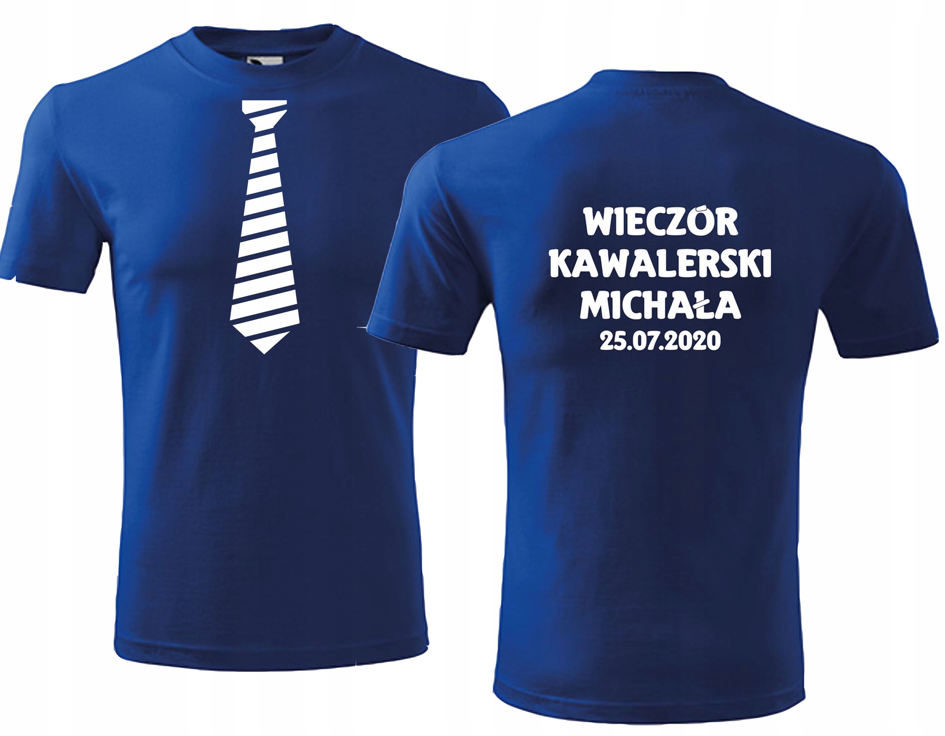 

Koszulka na Wieczór Kawalerski imię data M