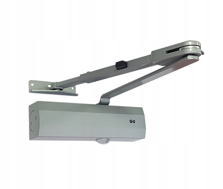 Samozamykacz GU BKS OTS 210 kpl. z blokadą srebrny