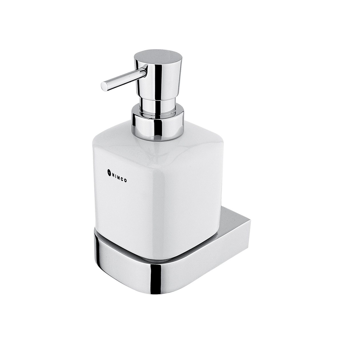 Nimco Nikau chrom dávkovač mýdla, keramika, patent design Nk 30031K-26_
