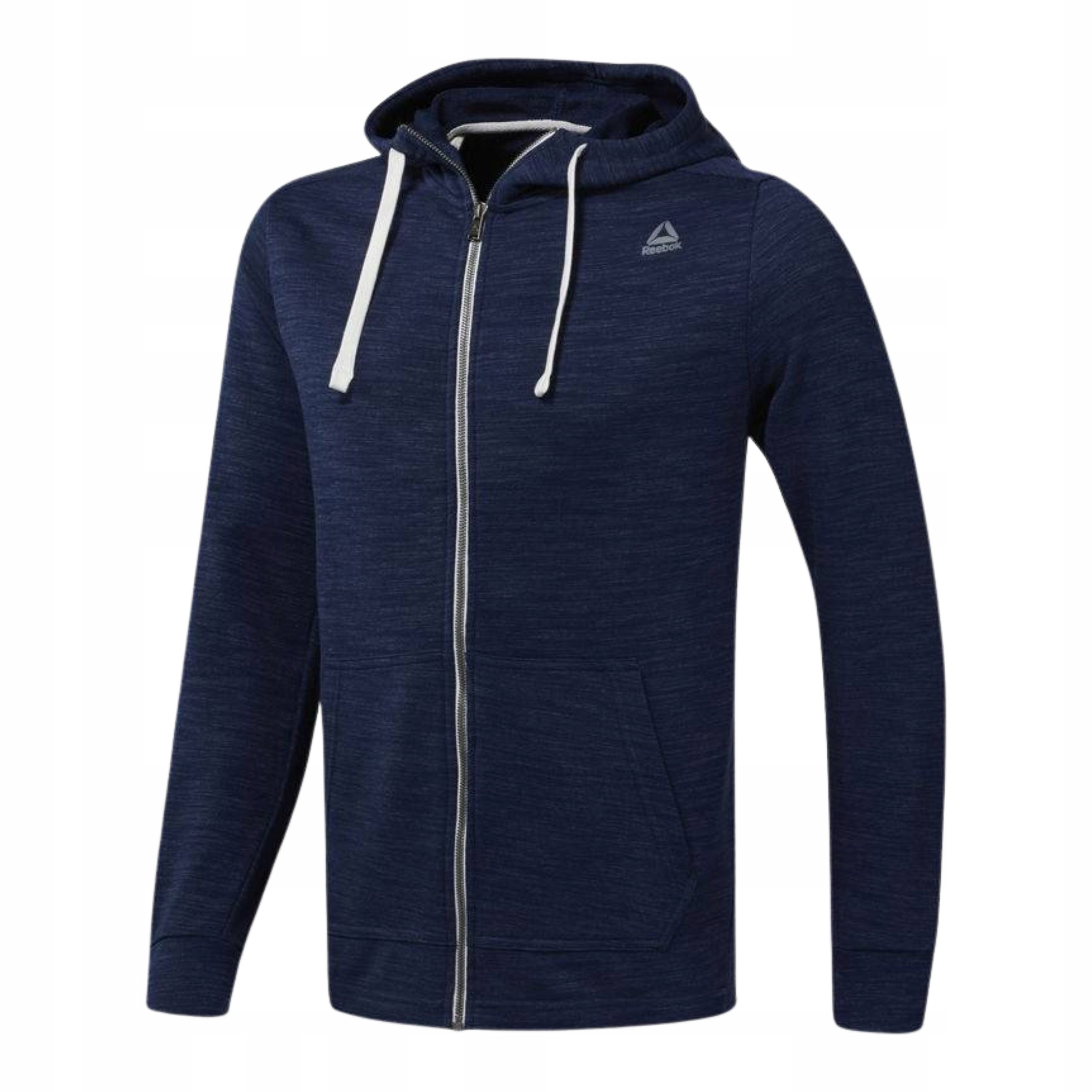 Męska bluza rozpinana granatowa Reebok Te Marble Group Fz S