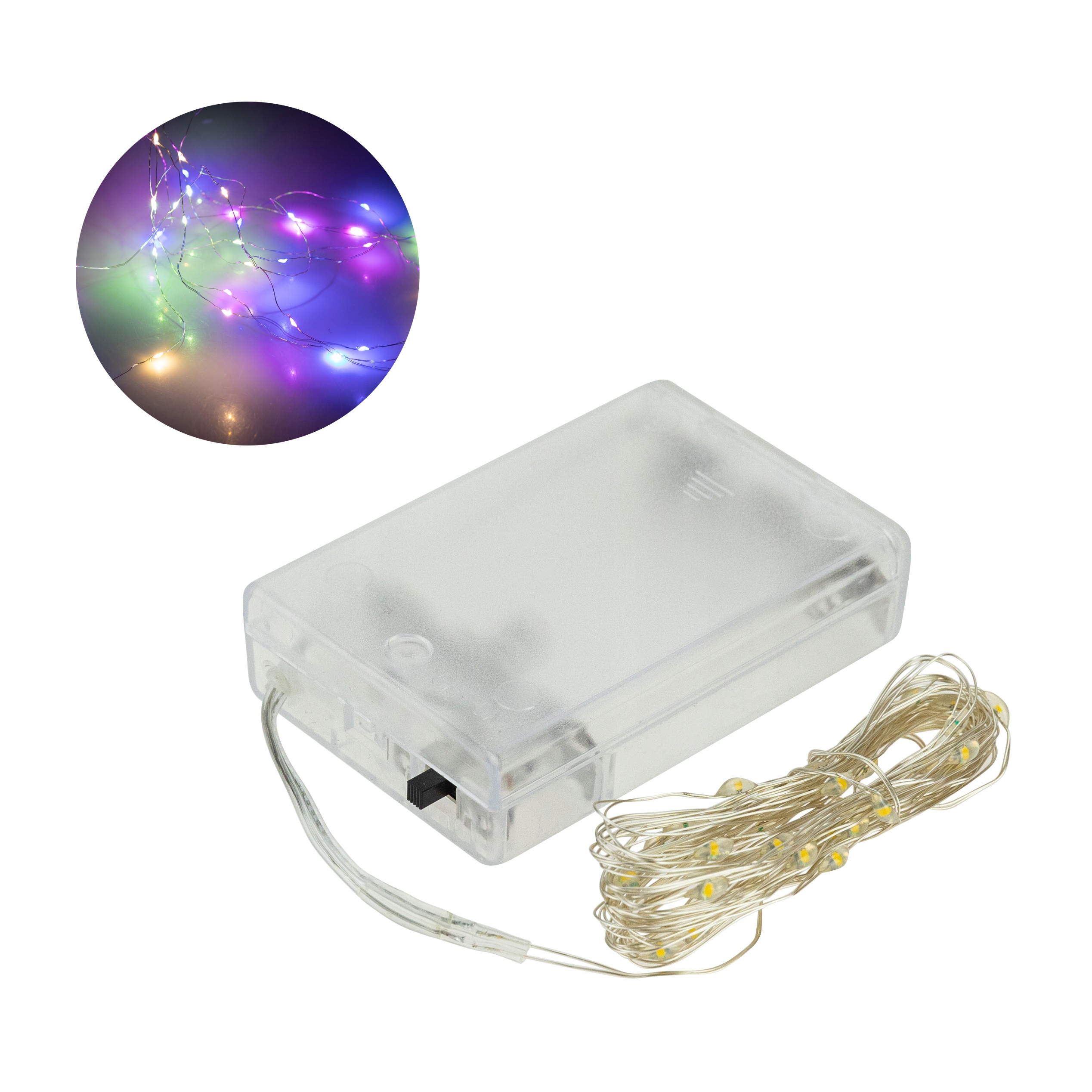 

Lampki choinkowe girlanda Led kolorowe 4m