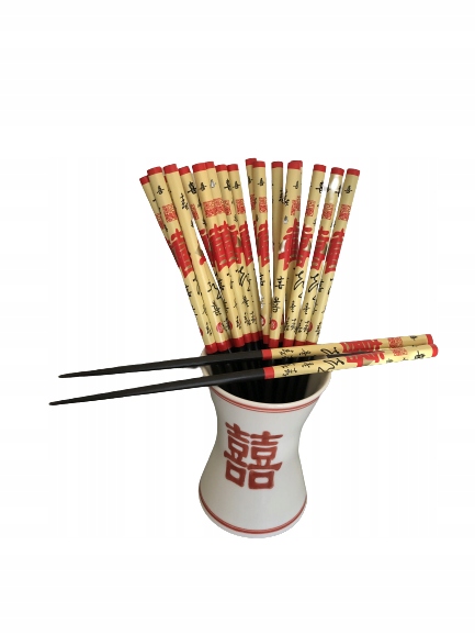 ALICE WONG KOMPLET 10 PAR PAŁECZEK + POJEMNIK - super prezent