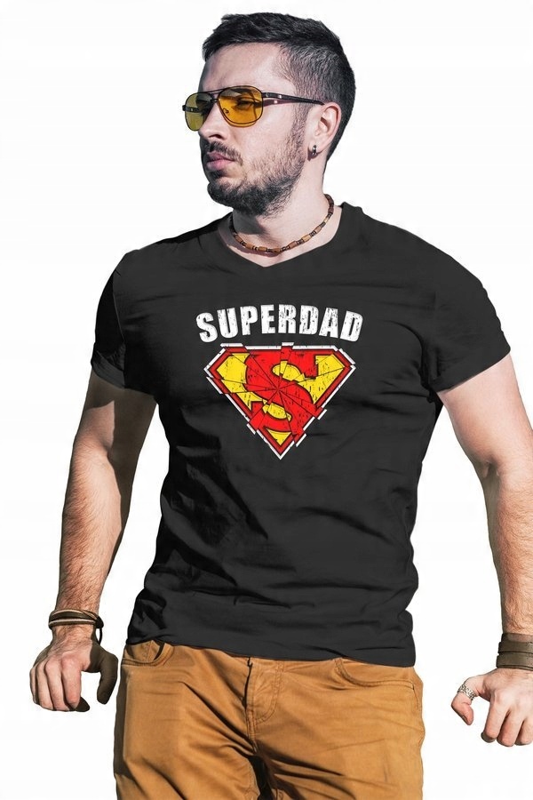 

Koszulka dla taty Superdad prezent Dzień Ojca L