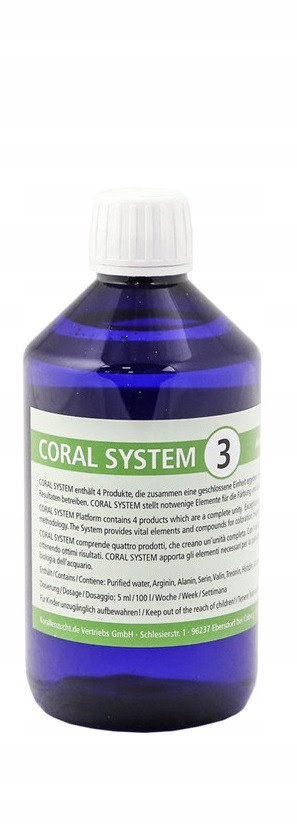 Kz Coral System Coloring Agent 3 500ML Zbarvení Korálů Zelená