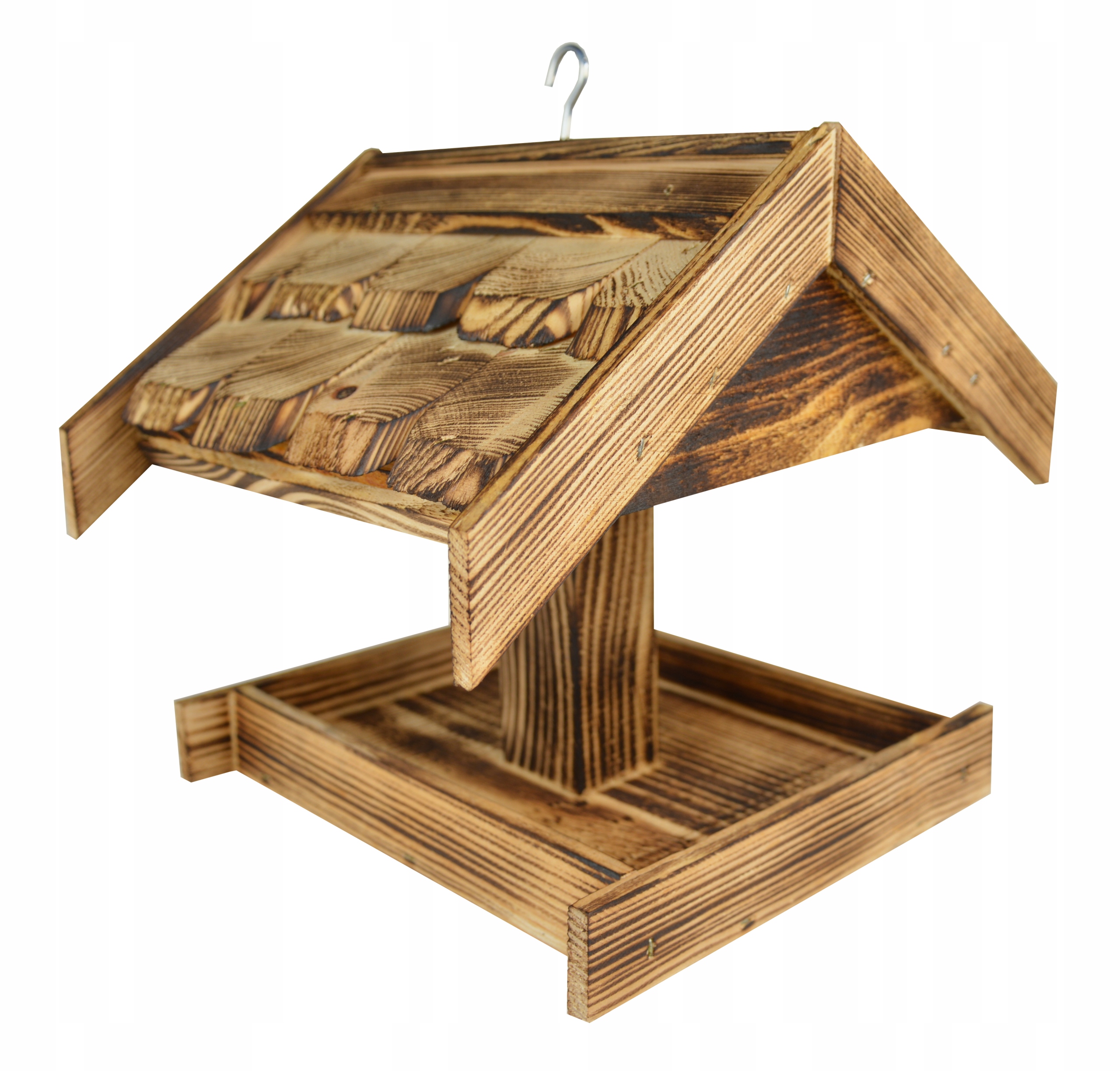 

Drewniany Karmnik Dla Ptaków Duży opalany