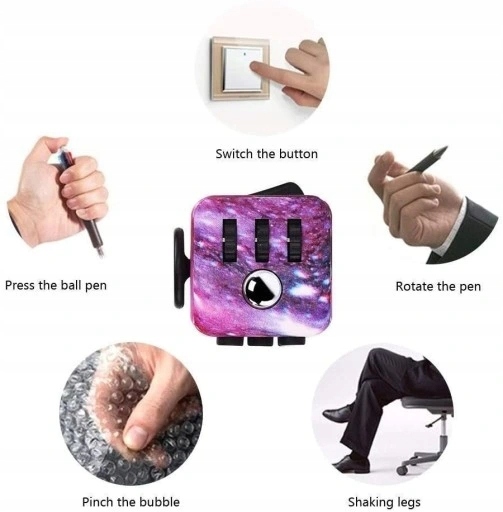 KOSTKA ANTYSTRESOWA FIDGET CUBE Galaktyka Kod producenta fA