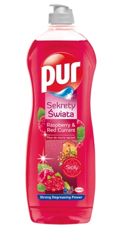 

Pur, Płyn do mycia naczyń, Malina, 750 ml