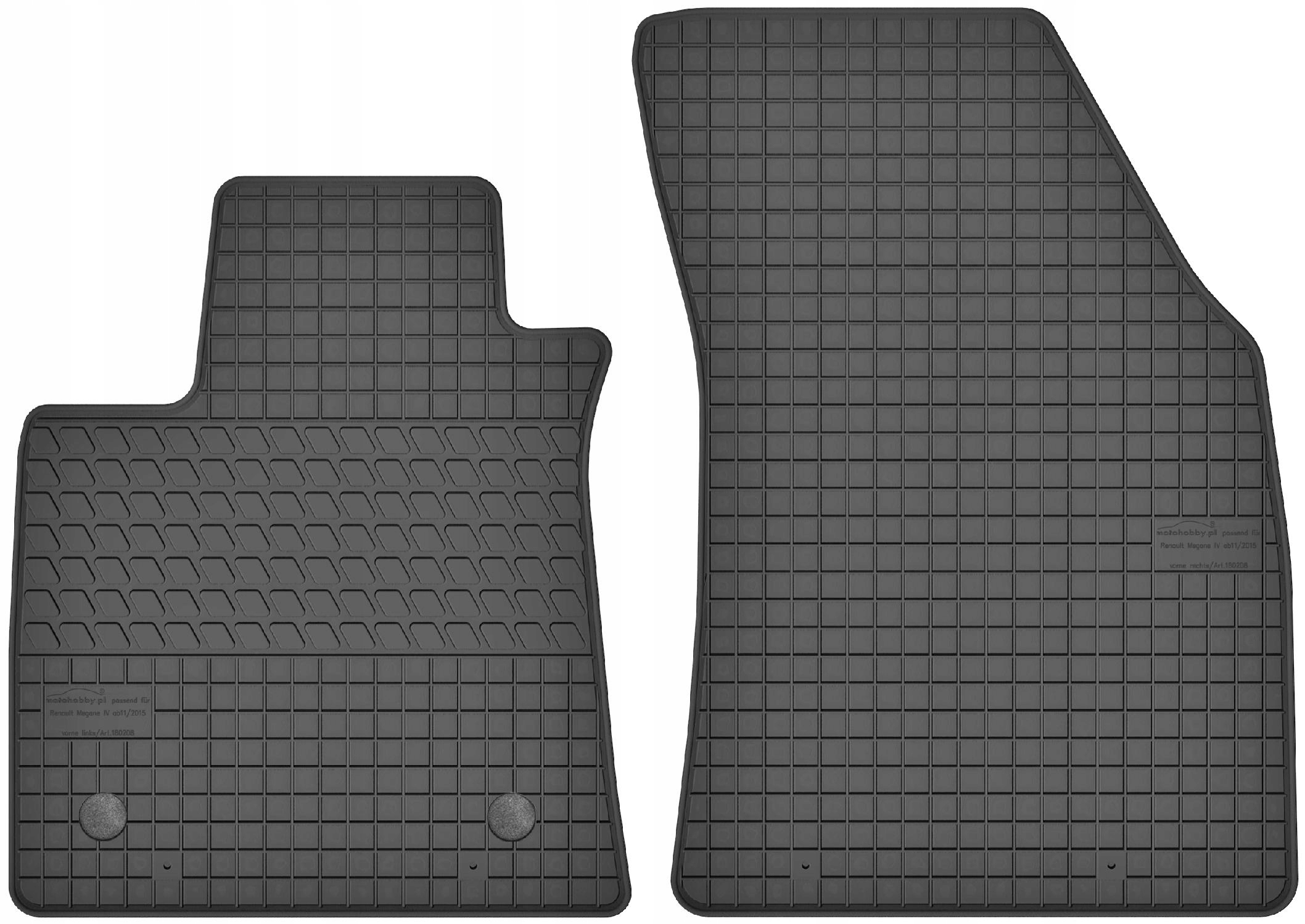 

Dywaniki gumowe przody do Renault Megane IV
