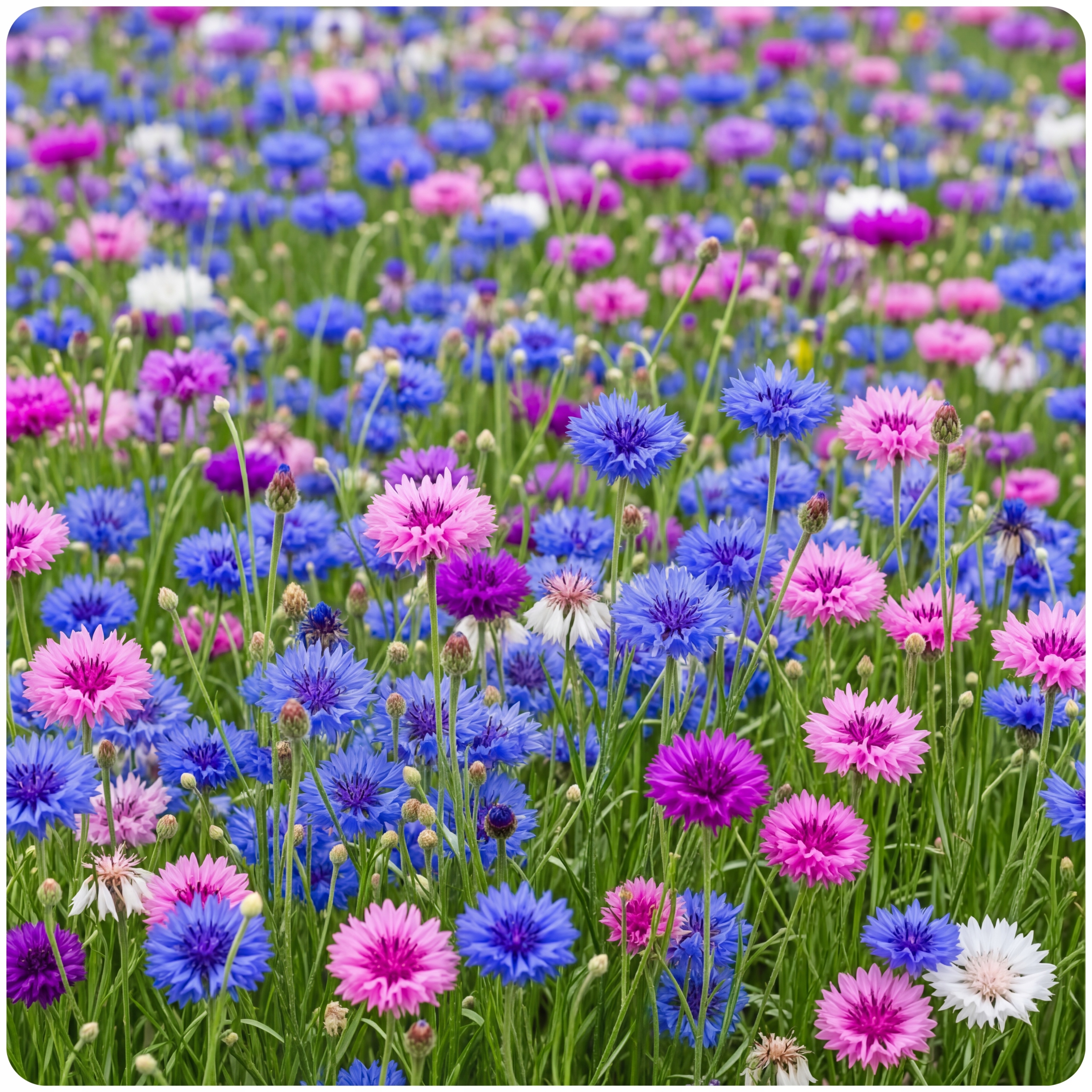 CHABER BŁAWATEK MIX KOLORÓW 100g NASIONA KWIATY ŁĄKA ROŚLINA MIODODAJNA