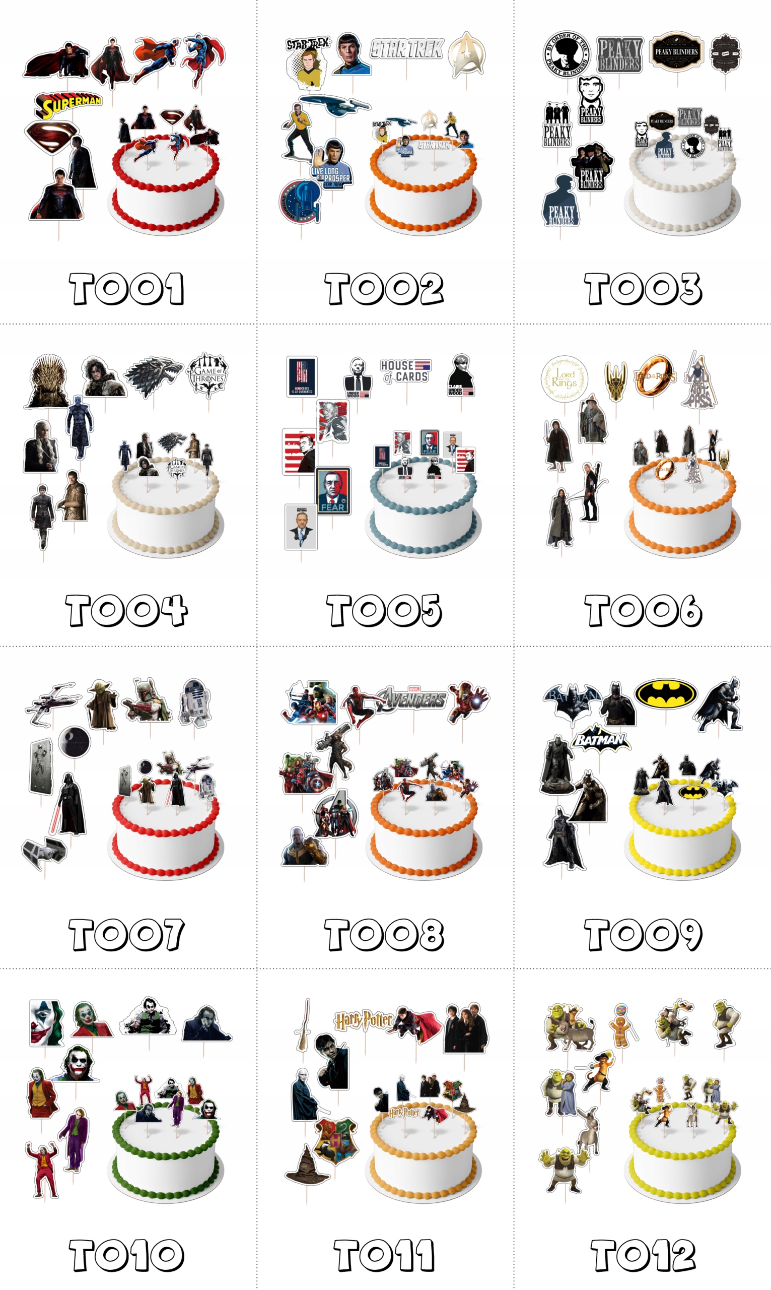 TOPPER NA TORT POSTACIE WEDNESDAY ADDAMS 8SZT Motyw inny