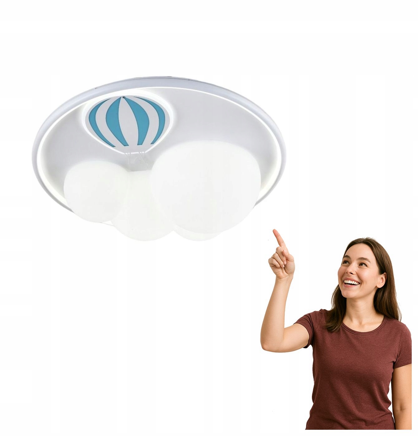 Detská Led stropná lampa 42W Focus MX4148-1-DWLD Zuma Line