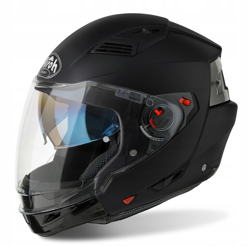 Kask Motocyklowy Szczękowy Airoh Executive Czarny Mat Rozmiar XL Pinlock