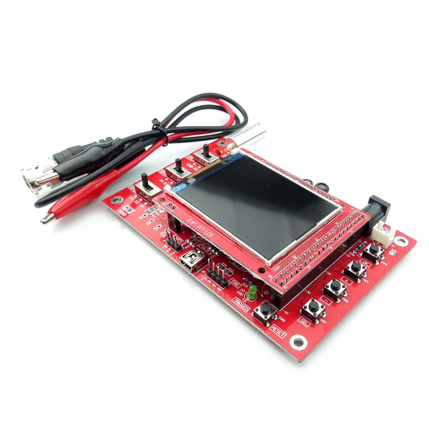 

Oscyloskop DSO138 LCD 2.4" Tft zmontowany