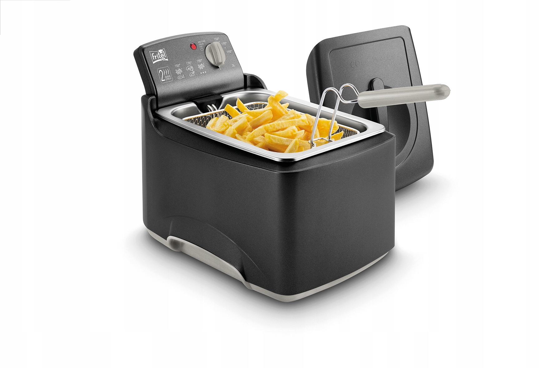 Fritel Turbo SF4176 fritéza, tradiční olejová fritéza 3L 2300W