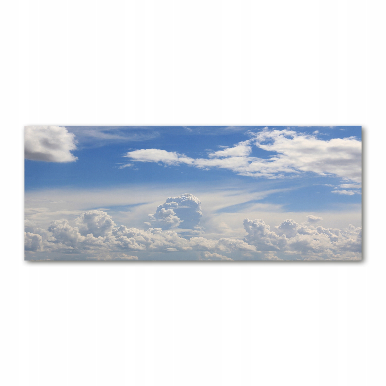 

Foto obraz szkło akryl Chmury na niebie 125x50 cm
