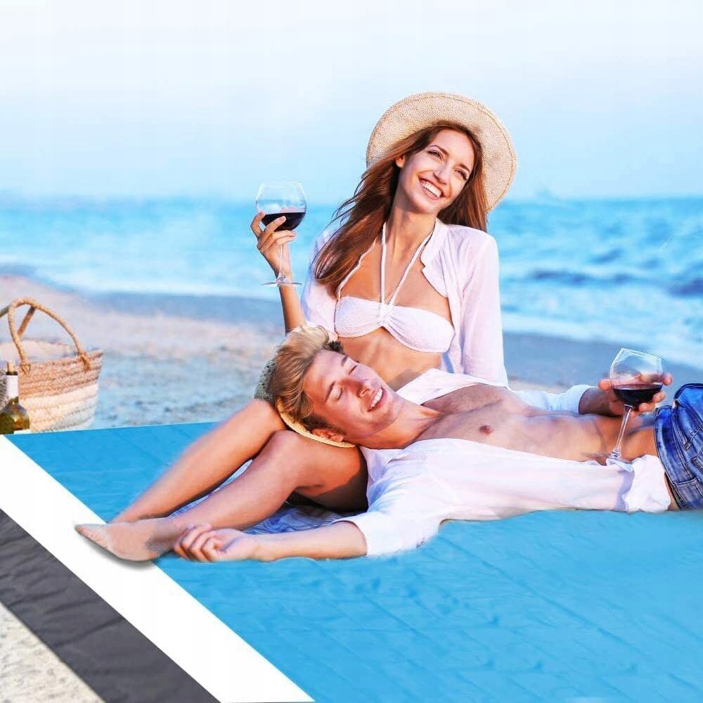 MATA PLAŻOWY, ODPORNY NA PIASEK, DUŻY KOC PIKNIKOWY, DLA 4-7 DOROSŁYCH Rodzaj mata